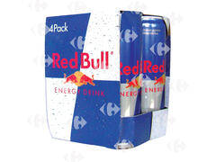 Pack de Boissons Énergisantes Red Bull 4x25cl