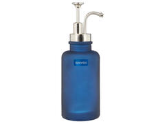 Distributeur de Savon Verre Yoko Bleu Foncé Spirella