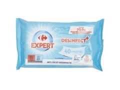Lingettes Désinfectantes Carrefour Expert 40 unités