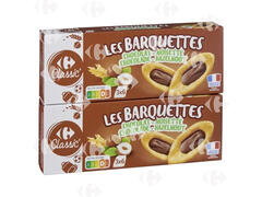 Biscuits Barquettes Chocolat Noisette Carrefour Kids2x120g