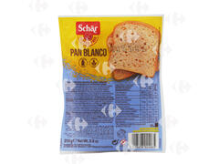 Pain Blanc Sans Gluten Schar 250g.