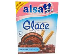 Crème Glacée Chocolat à Préparer Alsa 110g.