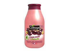 Douche Lait Hydratante Cerise Noire et Pistache Cottage 250ml.