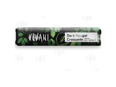 Barre de Nougat Noir Bio Croquante Vivani 35g
