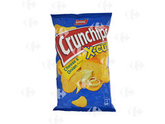 Chips au Fromage et aux Oignons X-Cut Crunchips 85g.