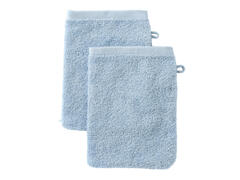 Gant de Toilette Bleu 100% Coton Tex Home 15x21cm