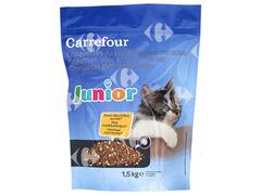 Croquettes au Poulet et aux Carottes pour Chats Juniors Carrefour 1,5kg