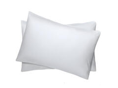 Taie d'Oreiller Richbond Microfibre Blanche 50x70 cm