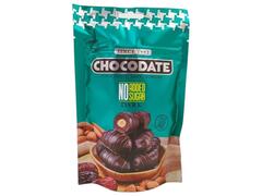 Chocolat Noir sans Sucres Ajoutés Chocodate 100g.