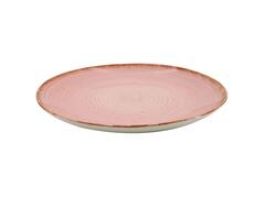 Assiette Dessert Kasa en Porcelaine Rose Seia 19cm