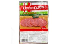 Salami de Dinde Fumé en Tranches - Charcuterie - Twimen 80g