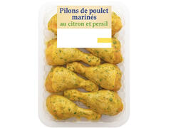 Pilons de Poulet Marinés au Citron et Persil Barquette 500g