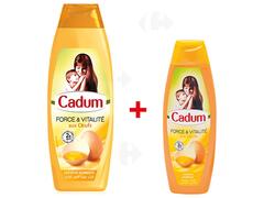 Lot Shampoing aux œufs Cadum 650ml + Shampoing aux œufs Cadum 190ml Gratuit