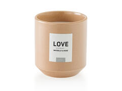 Bougie à Couvercle Love Nénuphar Rose Kasa 220g.