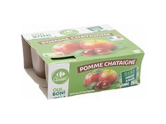 Compote de Pommes et Châtaignes Carrefour 100g 4 unités