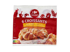 Croissants Surgelés à Cuire Carrefour 360g 6 unités