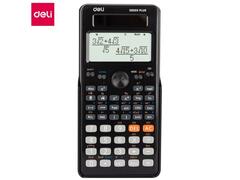 Calculatrice Scientifique Deli Noir ED82ES