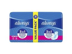 Serviettes Hygiéniques Maxi Thick Long Always 18 unités