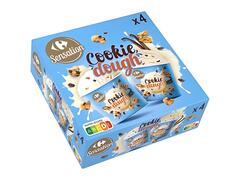 Pack Mini Pots Glace Cookie Dough Carrefour Sensation 4 unités 288g.
