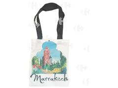 Tote bag - Sac tissu ville Marrakech 38x32cm