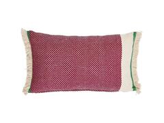 Coussin Rose Fuschia Foncé à Franges Tex Home 30x50 cm