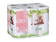 Papier Hygiénique 2 plis Confort Carrefour 12 unités