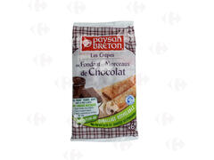 Crêpes au Fondant et Morceaux de Chocolat Paysan Breton 8 pièces 180g