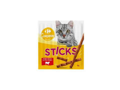 Friandise pour Chat Sticks au Bœuf Carrefour Companino 6x5g