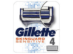 Recharges de lames de rasoir Skinguard Sensitive Gillette 4 unités.