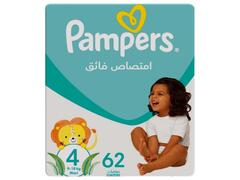 Couches Bébé Baby-dry Taille 4 (9-18kg) Pampers 62 unités