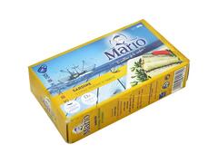 Conserve de Sardines à l'Huile Végétale et au Piment Mario 125g.