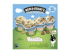 Pack Pots Glace The Vanilla Ben & Jerry's 4 unités 100ml