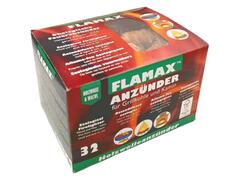 Briquet Ecologique Bois et Cire Flamax 32 unités.