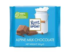 Tablette de Chocolat au Lait Alpine Ritter Sport 100g