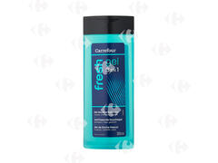 Gel Douche Fresh Homme Carrefour 300ml.