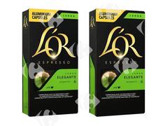 Lot 2 Capsules Café L'Or N°6 2ème à moitié prix