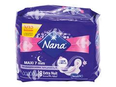 Serviettes Hygiéniques Épaisses Nuit Nana 8 unités.