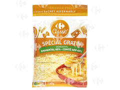 Fromage Râpé Spécial Gratin Carrefour 150g.