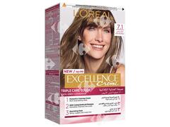 Coloration Crème Blond Cendré 7,1 Excellence.