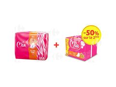 Lot 2 Packs Serviettes Hygiéniques Mia Ultra Fine Normal 10 unités 2ème à -50%