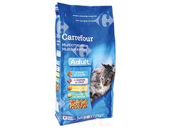 Croquettes au Thon, Saumon et Légumes pour Chats Adultes Carrefour 2kg