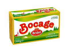 Beurre Doux Plaquette Bocage 80% MG Bridel 200g