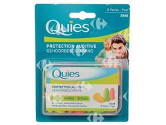 Protection auditive Mousse Confort Fluo 35 dB Quies 2 Paires