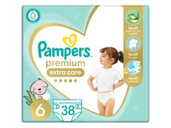 Couches Bébé Premium Care Taille 6 (13Kg+) Pampers 38 unités