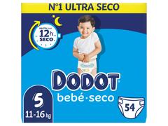 Couches Bébé Bebe Seco Taille 5 (11-16Kg) Dodot 54 unités