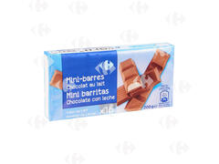 Mini-Barres Chocolat au Lait Carrefour 200g