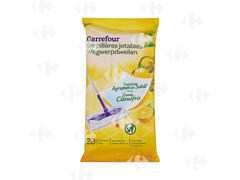 Lingettes Sol Agrumes Carrefour 20 feuilles