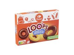 Donuts Chocolat au Lait Loops Carrefour Classic 180g