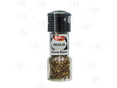 Poivre Blanc Moulu en Flacon Ducros 36g