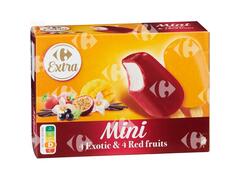 Mini Bâtonnets Exotique Fruits Rouges Carrefour 300g.